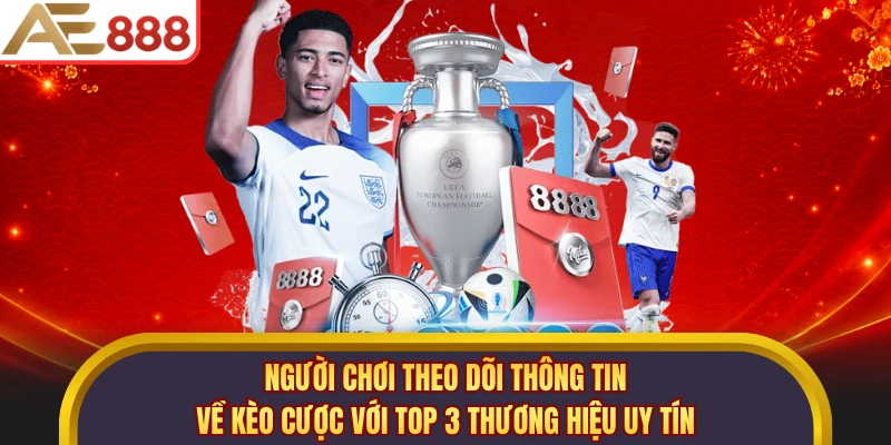 Người chơi theo dõi thông tin về kèo cược với top 3 thương hiệu uy tín